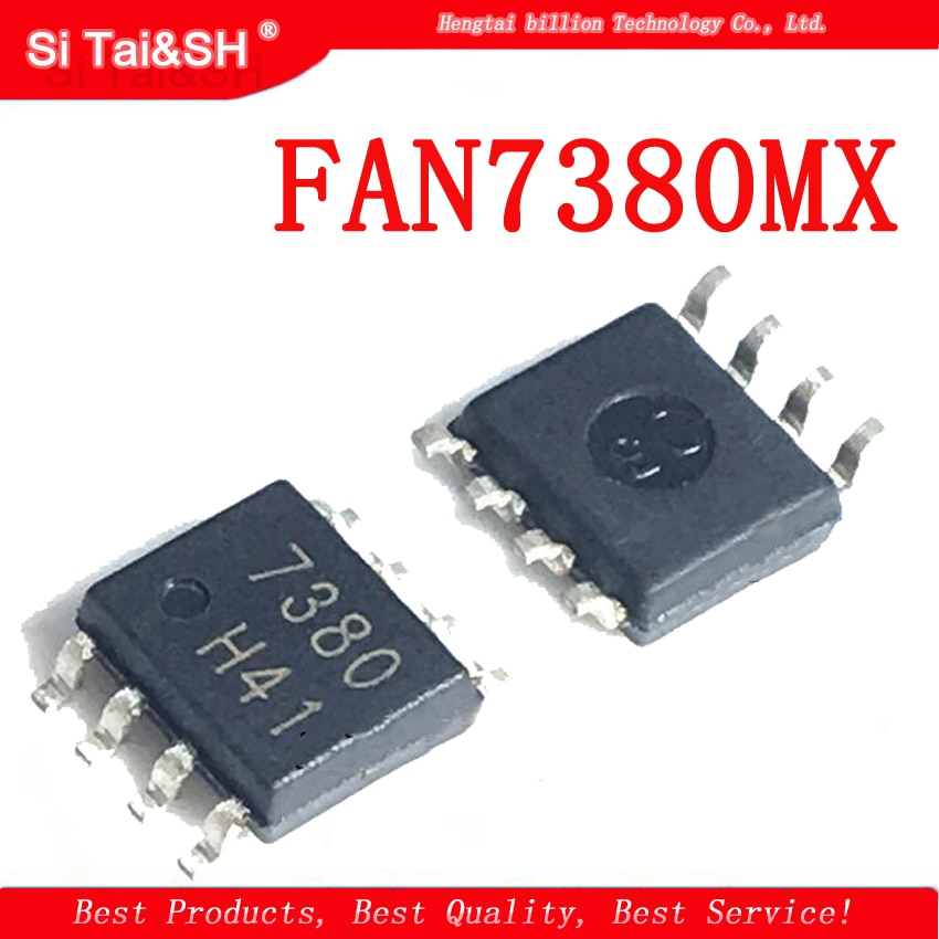 10PCS FAN7380 FAN7380MX 7380 SOP-8  ̹ LC..